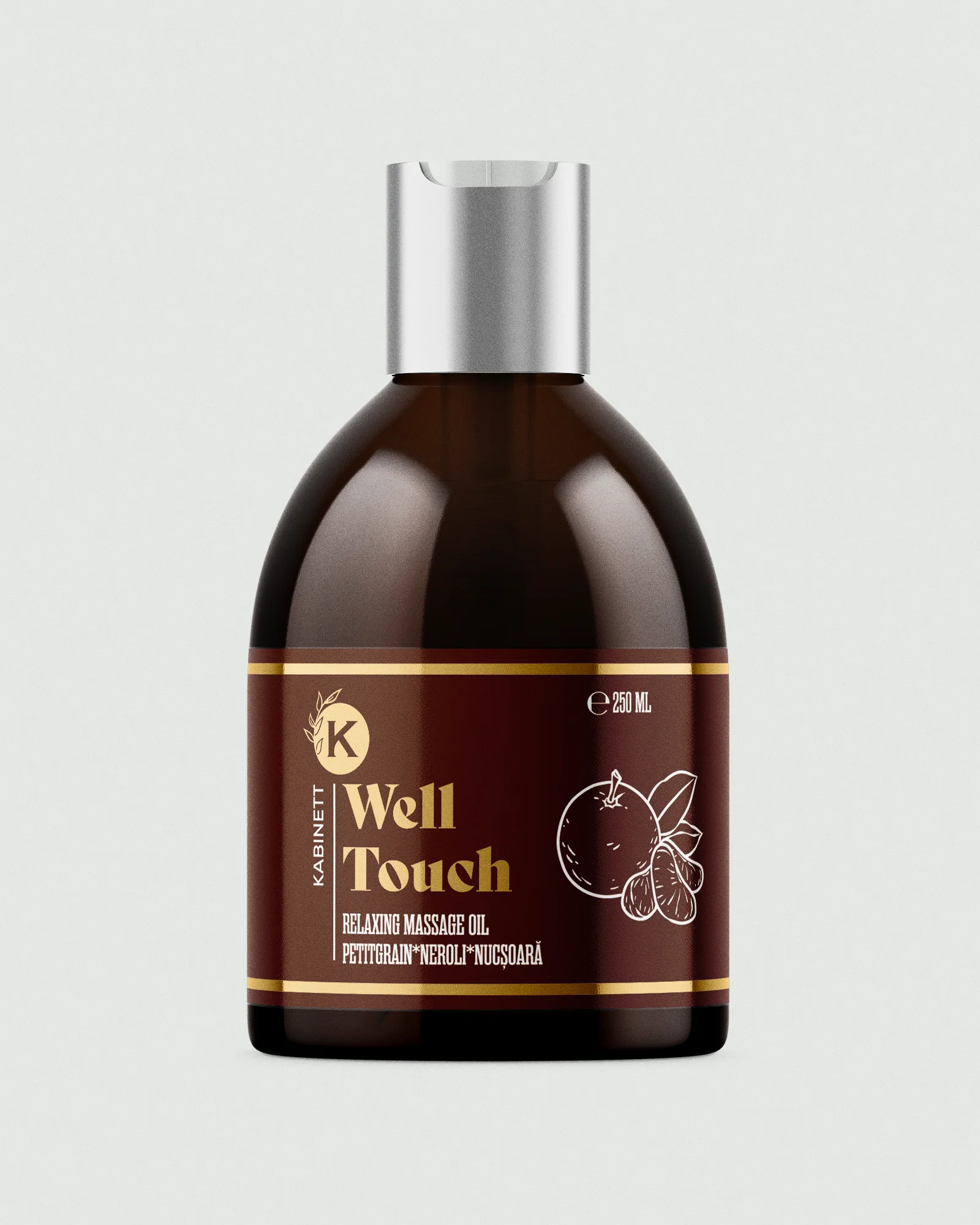 Ulei de masaj - Ulei de masaj Relaxant WellTouch cu Petitgrain, Neroli și Nucșoară