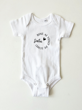 Produse individuale - Baby body personalizabil