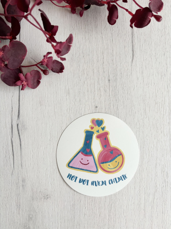 Produse individuale - Sticker Noi doi avem chimie