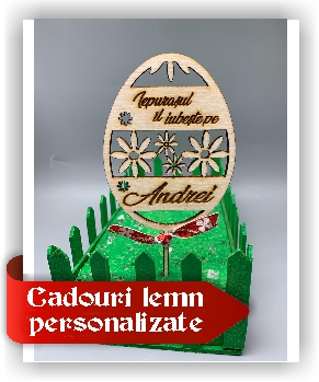 Obiecte lemn personalizate