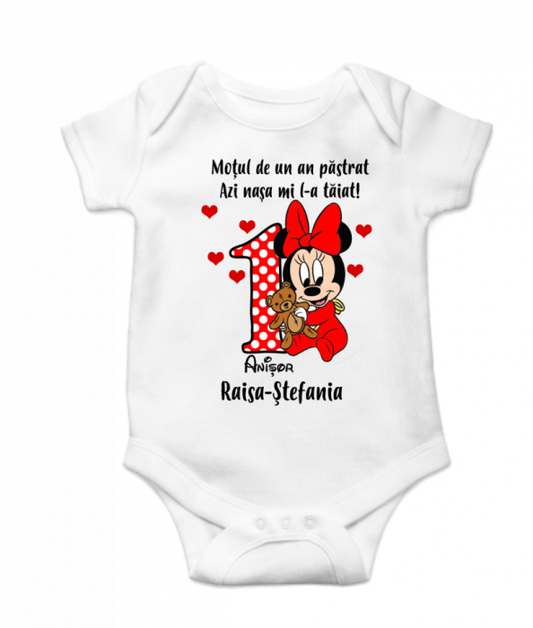 Set 2 tricouri si 1 body pentru taierea motului, mickey 3 [4]