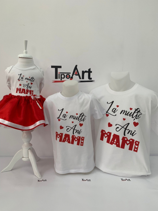 Set 3 piese tricou si fustita La multi ani! [1]