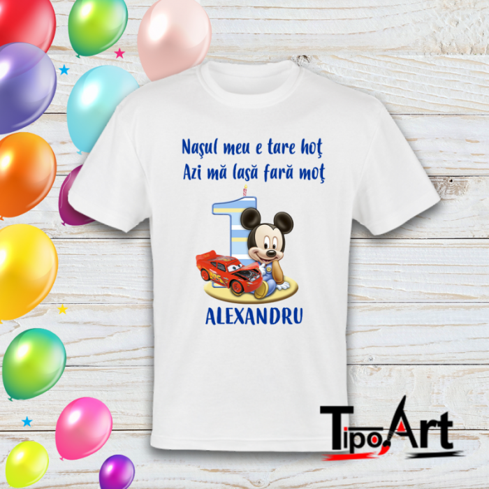 Set 4 tricouri personalizate si 1 body mickey mouse 5 [5]