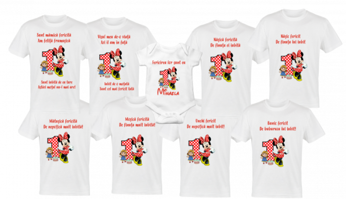 Set 8 tricouri si body pentru aniversare 1 an [1]
