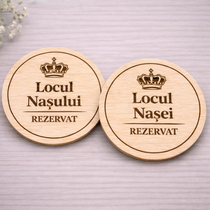 Set Cadou Paște Nași – Căni + Felicitare personalizată + Coastere gravate [2]