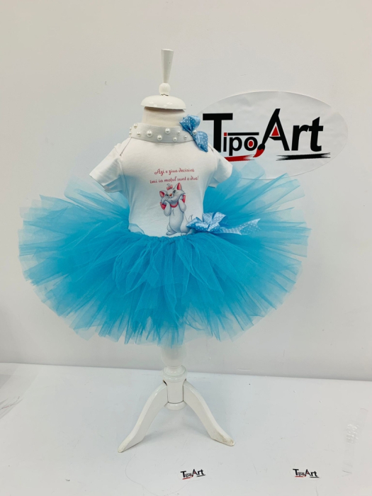 Set fustita cu body si bentita asortata, blue, pisicuta mary [1]