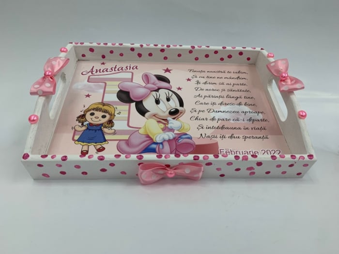 Set tavita mot turta minnie roz [2]