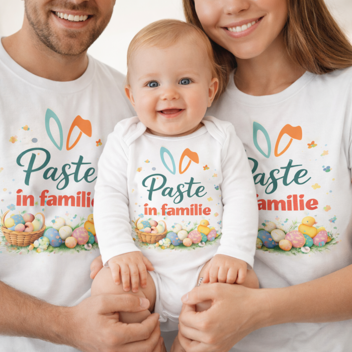 Set tricouri și body de Paște pentru întreaga familie 01 [3]