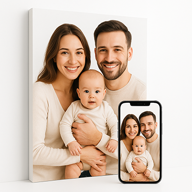 Tablou canvas personalizat cu fotografia ta, 50 cm x 50 cm - OEM [1]