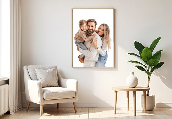 Tablou canvas personalizat cu fotografia ta, 60 cm x 80 cm [2]