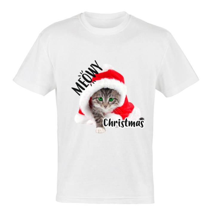 Tricou meowy  christmas [1]