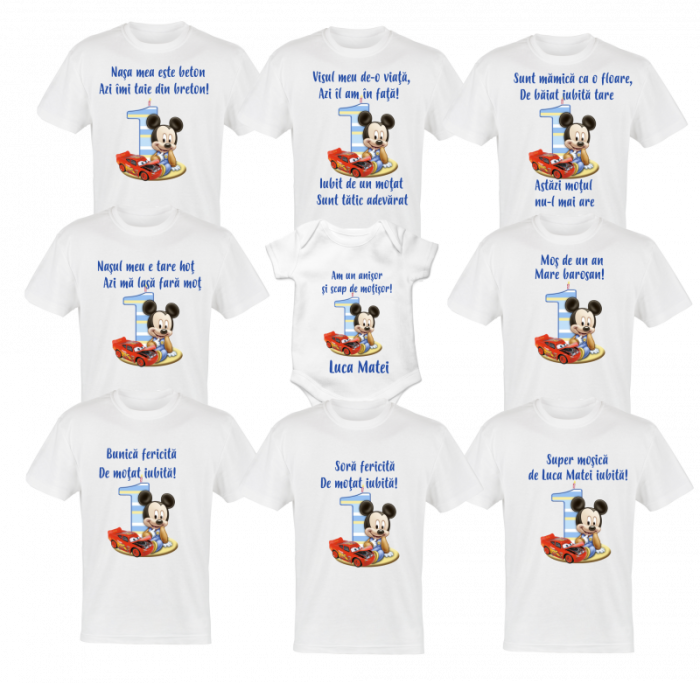 Tricouri aniversare cu tema-mickey mouse, 9 [1]