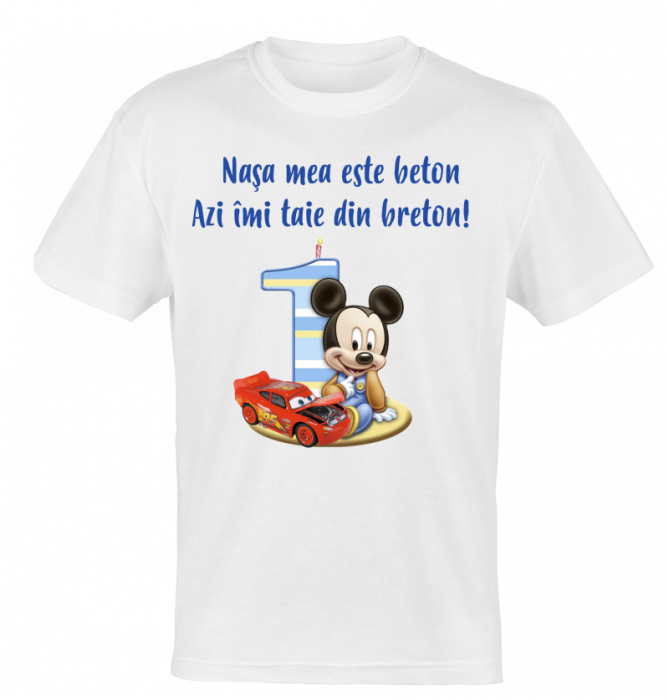 Tricouri aniversare cu tema-mickey mouse, 9 [8]