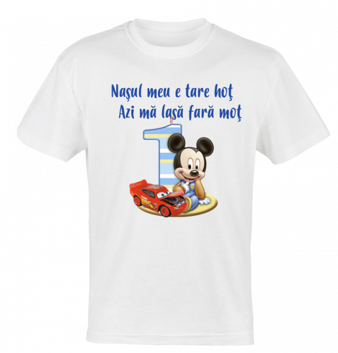 Tricouri aniversare cu tema-mickey mouse, 9 [7]