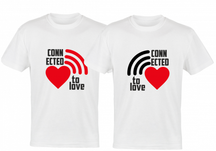 Tricouri personalizate conected to love [1]