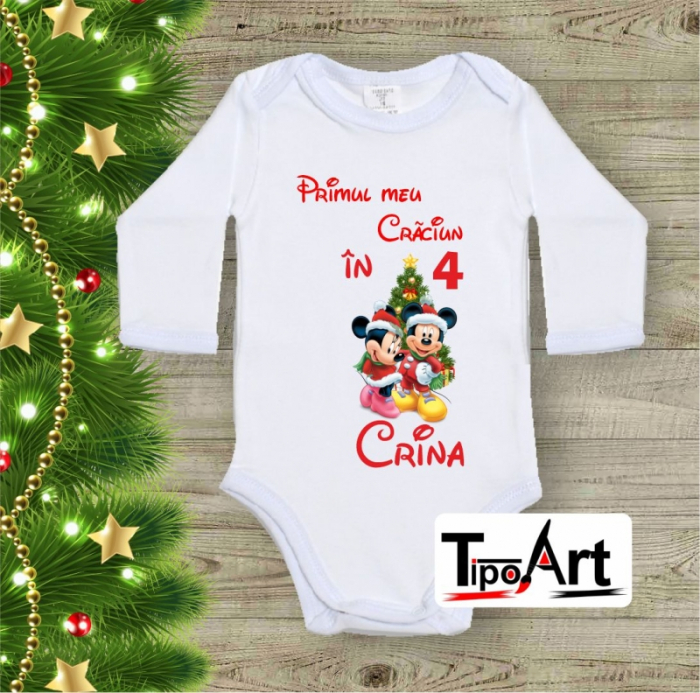 Tricouri craciun,  minnie cu mickey, primul craciun in 3, m6 [2]