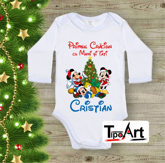 Tricouri craciun, minnie si mickey, primul craciun in 3, m2 [2]