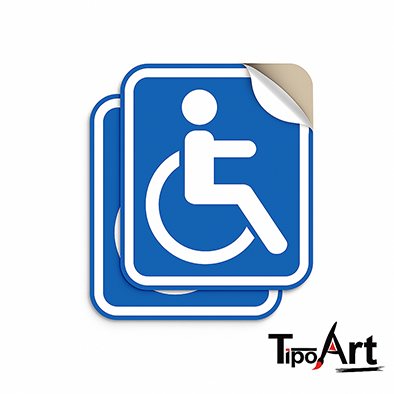 Autocolantul „Persoane cu dizabilități” [1]