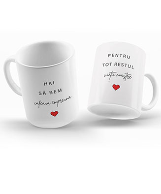Set căni „Hai să bem cafeaua împreună”  [1]