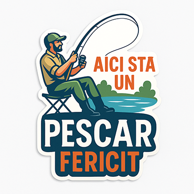 Autocolantul „Viața e mai frumoasă pe malul apei” Stickere, autocolante - Autocolantul „Viața e mai frumoasă pe malul apei”