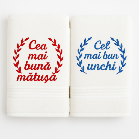 Broderie computerizata - Prosoape set pentru matusa si unchi