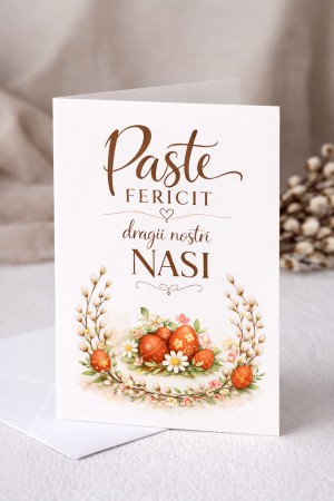 Cadou Special de Paste pentru Nasi – Set cu Tricou, Cani Personalizate, Coastere, Felicitare si Tablou Canvas [2]