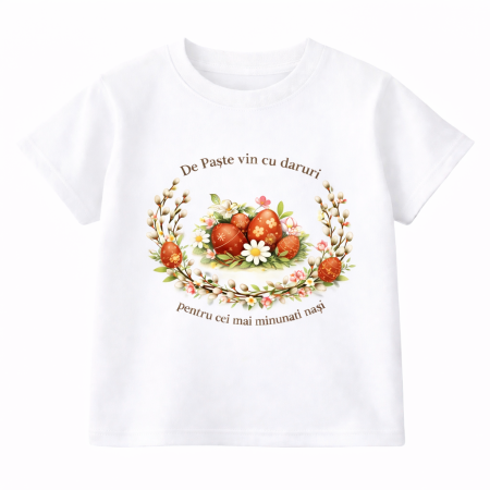 Cadou Special de Paste pentru Nasi – Set cu Tricou, Cani Personalizate, Coastere, Felicitare si Tablou Canvas [1]