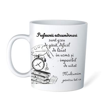 Cani personalizate - Cana multumire profesor