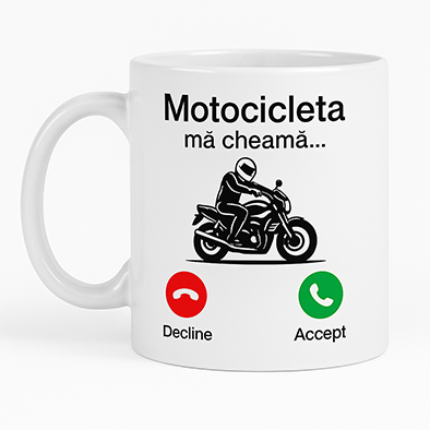 Cani personalizate - Cana personalizată „Motocicleta mă cheamă