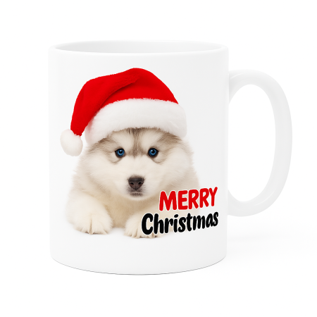 Cani personalizate - Cană „Prietenul blănos de Crăciun”