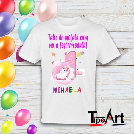 Set 2 tricouri si body pentru aniversare 1 an poney [3]
