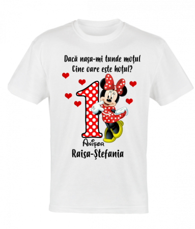 Set 4 tricouri si body pentru taierea motului, minnie cu mickey [4]
