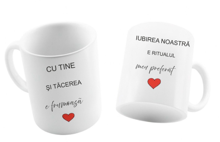Set Căni Cuplu – „Iubirea Noastră e Ritualul Meu Preferat” – Cadou Dimineți Îndrăgostite [2]