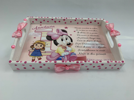 Set tavita mot turta minnie roz [1]