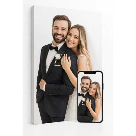 Tablouri canvas personalizate - Tablou canvas personalizat cu poza ta, 30 x 40 cm