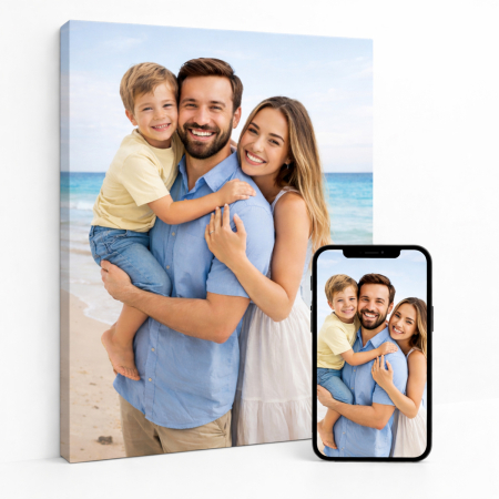 Tablouri canvas personalizate - Tablou canvas personalizat cu poza ta, 40 x 60 cm