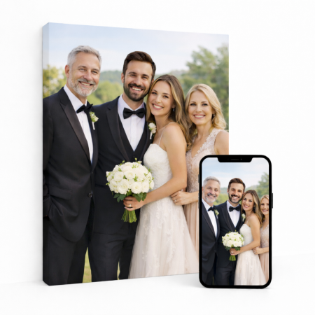 Tablouri canvas personalizate - Tablou canvas personalizat cu poza ta, 60 x 80 cm