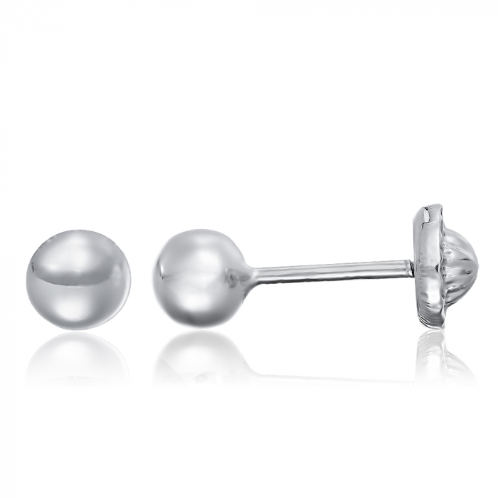 Cercei-copii-cu-protectie-aur-alb-9K-Kalini-Bilute-5mm [3]