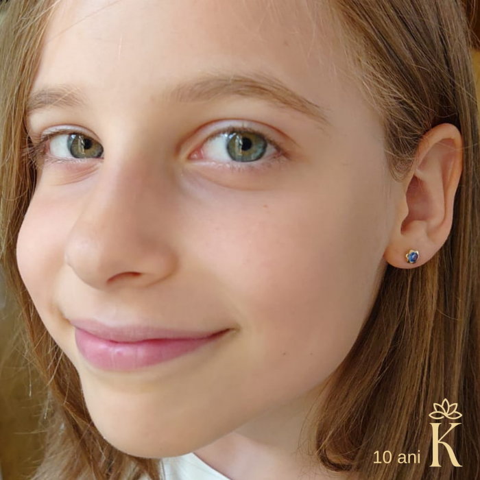 Cercei-copii-cu-protectie-aur-galben-14K-Kalini-Flori-mari-piatra-zirconia-incolora-5,5mm [3]