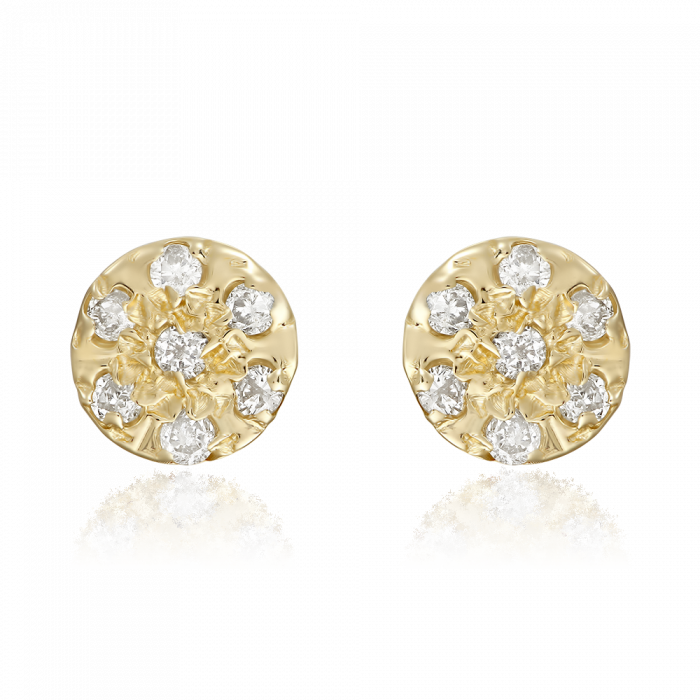 Cercei-copii-cu-protectie-Kalini-aur-galben-14K-Rotunzi-cu-7-diamante-mari [2]