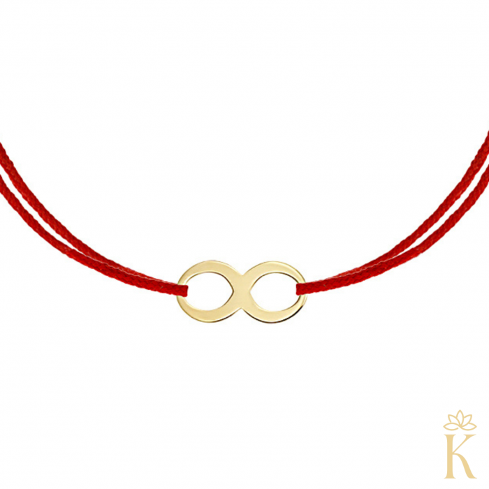 Bratara-copii-aur-galben-snur-rosu-Infinit-8mm-Kalini [2]