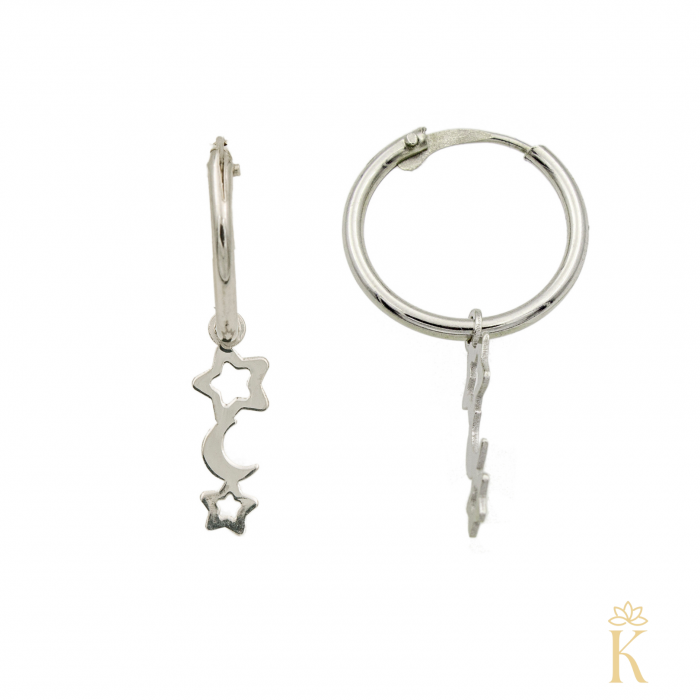 Cercei-lungi-argint-rodiat-Creole-Stele-Semiluna-11mm [3]