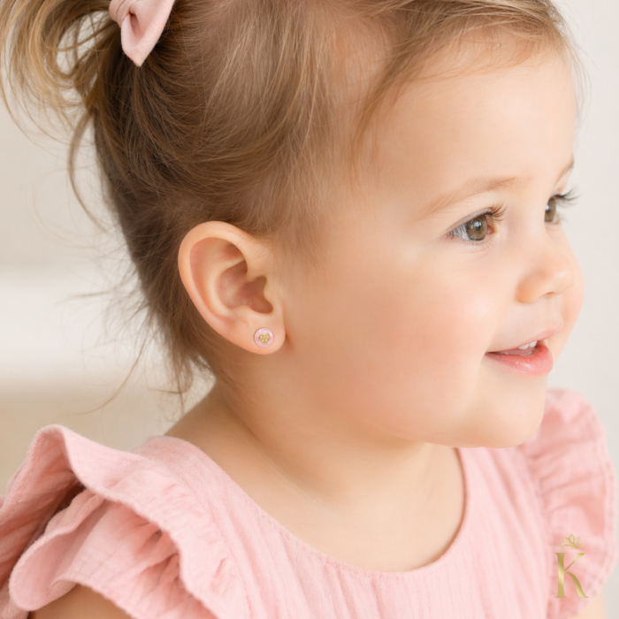 Cercei-aur-cu-protectie-piatra-roz-Inima-aur-galben [2]