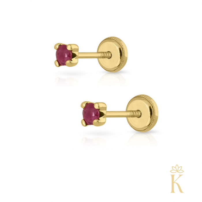 Cercei-nounascut-bebe-piercing-protectie-aur-smarald-safir-rubin-Kalini [2]