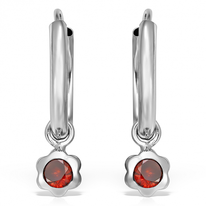 cercei-copii-aur-alb-14k-tortite-cu-pandantiv-floare-piatra-zirconia-rosie-10-mm [2]