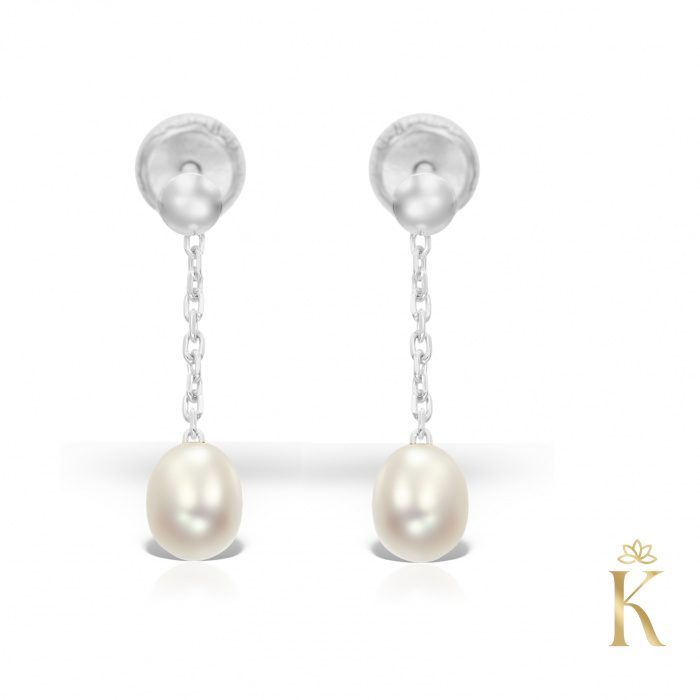 Cercei-aur-alb-lungi-Lant-cu-perla-Kalini [2]