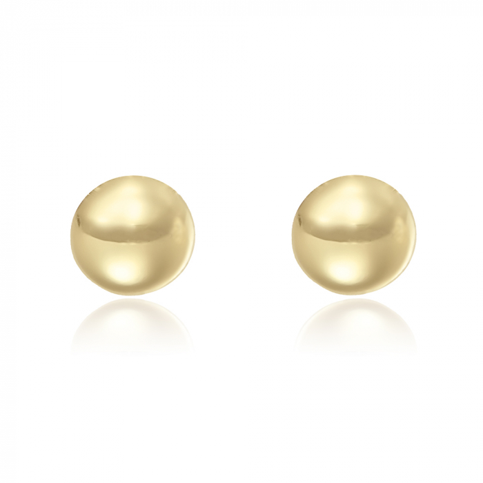 Cercei-copii-cu-protectie-aur-galben-14K-Kalini-Bilute-4mm [2]