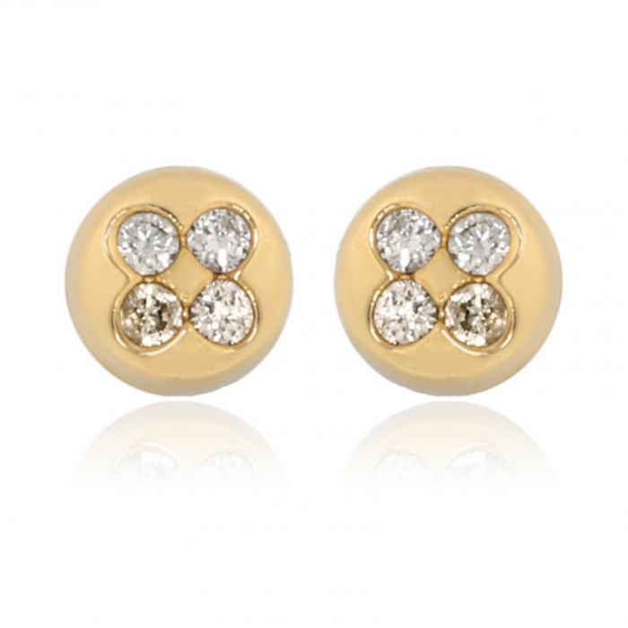 Cercei-copii-protectie-aur-galben-14K-Rotunzi-4-diamante-4mm [4]
