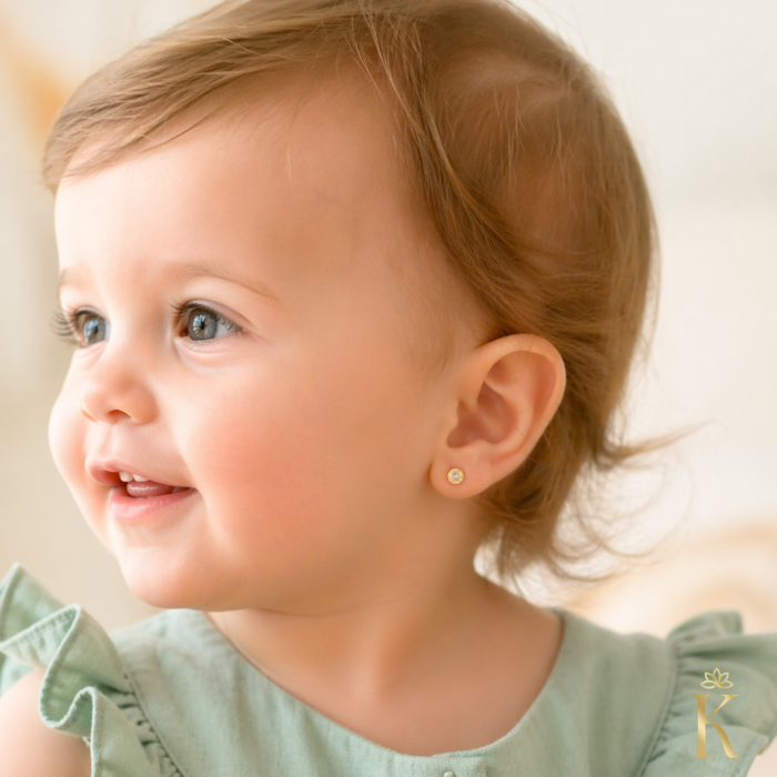 Cercei-copii-aur-galben-cu diamant-0.03CT [3]