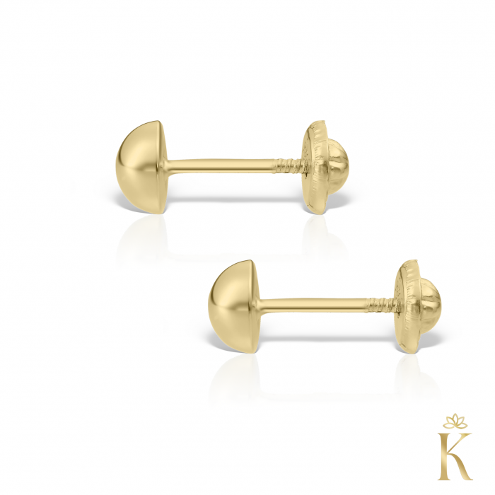 Cercei-cu-protectie-aur-galben-bebelusi-Semisfere [2]